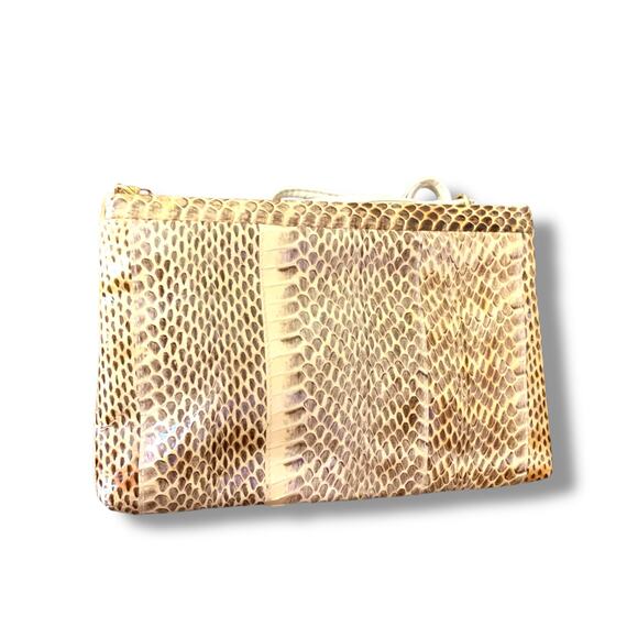 Vintage Snake Skin Purse Laura Adam’s - Picture 6 of 10